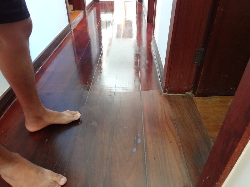 cera piso de madeira